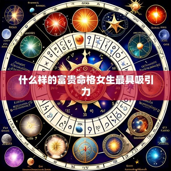 什么样的富贵命格女生最具吸引力