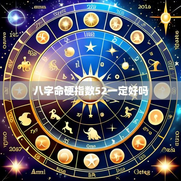 八字命硬指数52一定好吗