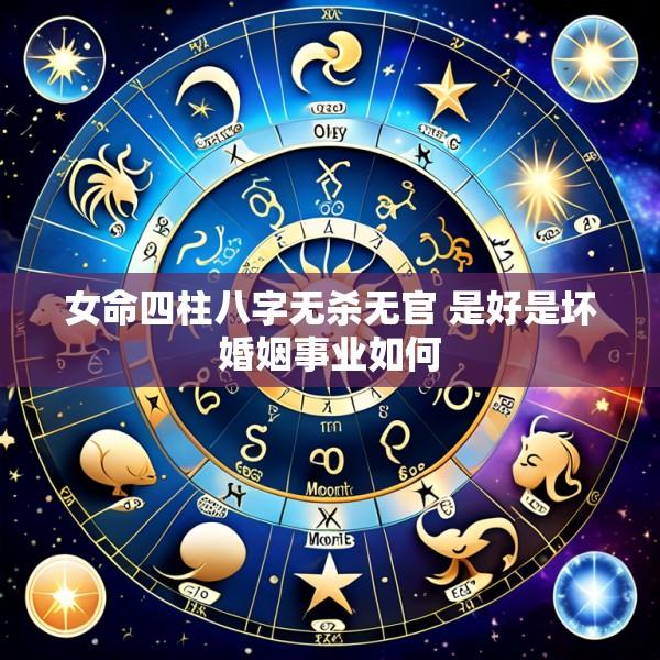 女命四柱八字无杀无官 是好是坏婚姻事业如何