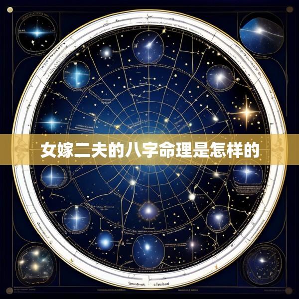 女嫁二夫的八字命理是怎样的