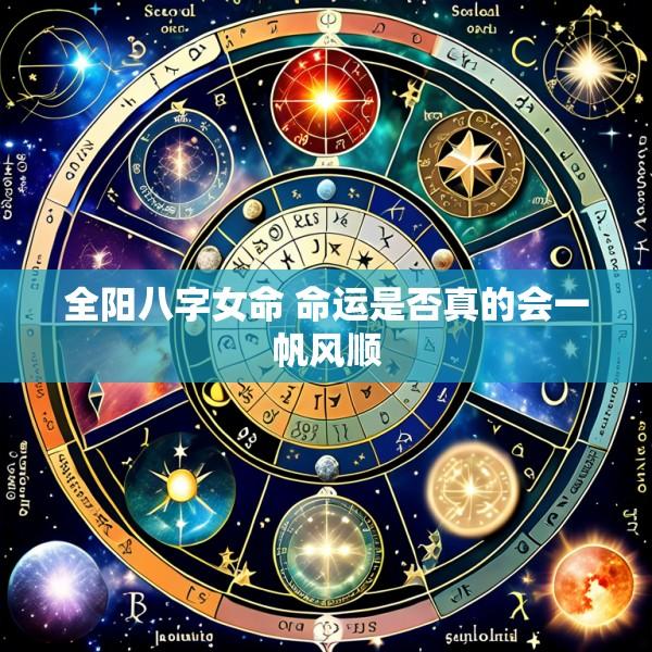 全阳八字女命 命运是否真的会一帆风顺