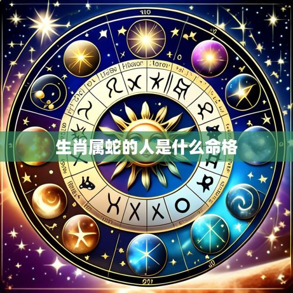 生肖属蛇的人是什么命格