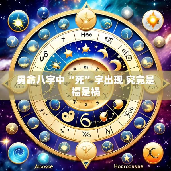 男命八字中“死”字出现 究竟是福是祸