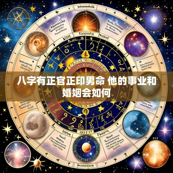 八字有正官正印男命 他的事业和婚姻会如何