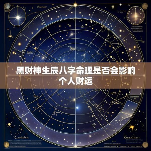 黑财神生辰八字命理是否会影响个人财运