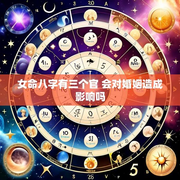 女命八字有三个官 会对婚姻造成影响吗
