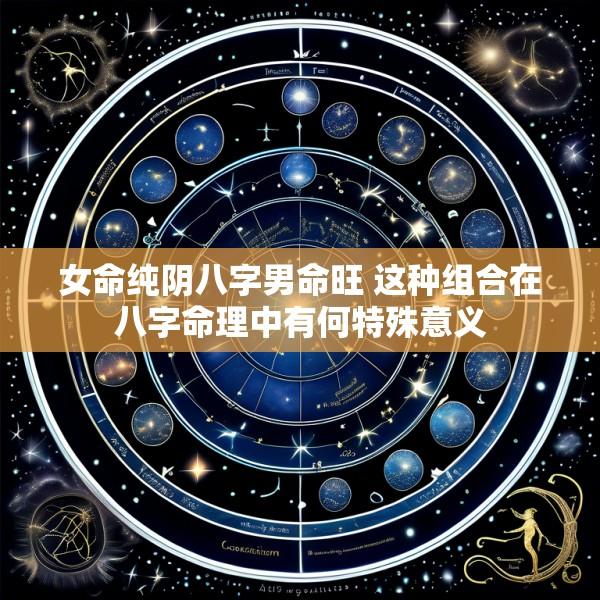 女命纯阴八字男命旺 这种组合在八字命理中有何特殊意义