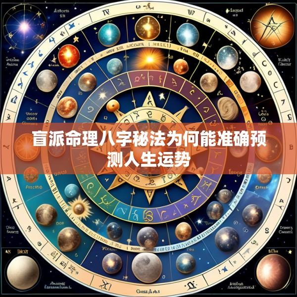 盲派命理八字秘法为何能准确预测人生运势