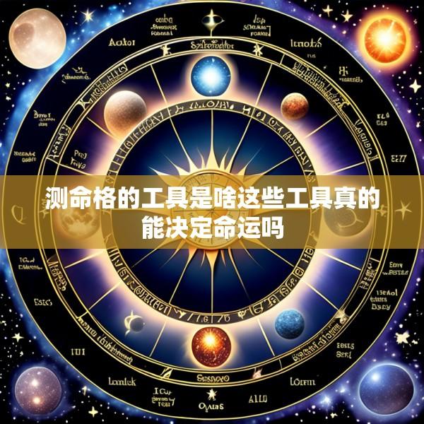 测命格的工具是啥这些工具真的能决定命运吗