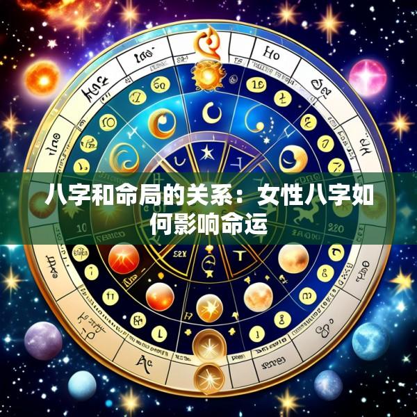 八字和命局的关系：女性八字如何影响命运