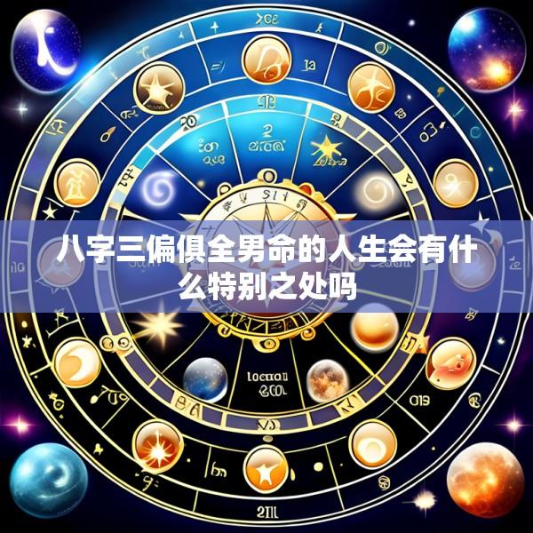 八字三偏俱全男命的人生会有什么特别之处吗
