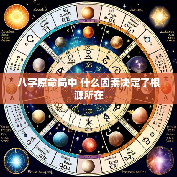 八字原命局中 什么因素决定了根源所在
