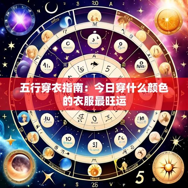 五行穿衣指南：今日穿什么颜色的衣服最旺运