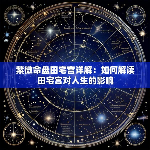 紫微命盘田宅宫详解：如何解读田宅宫对人生的影响
