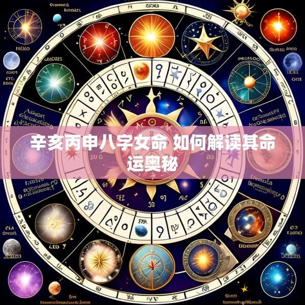 辛亥丙申八字女命 如何解读其命运奥秘