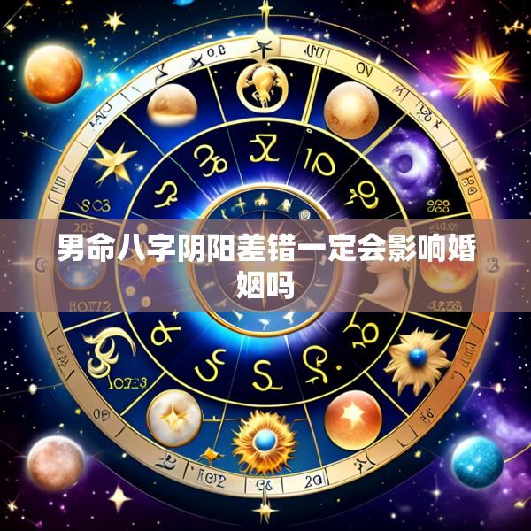 男命八字阴阳差错一定会影响婚姻吗