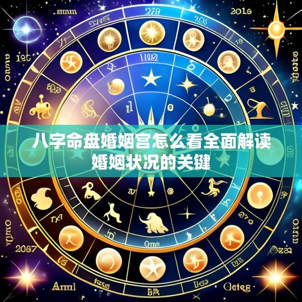 八字命盘婚姻宫怎么看全面解读婚姻状况的关键