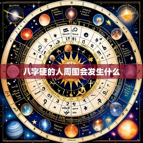 八字硬的人周围会发生什么