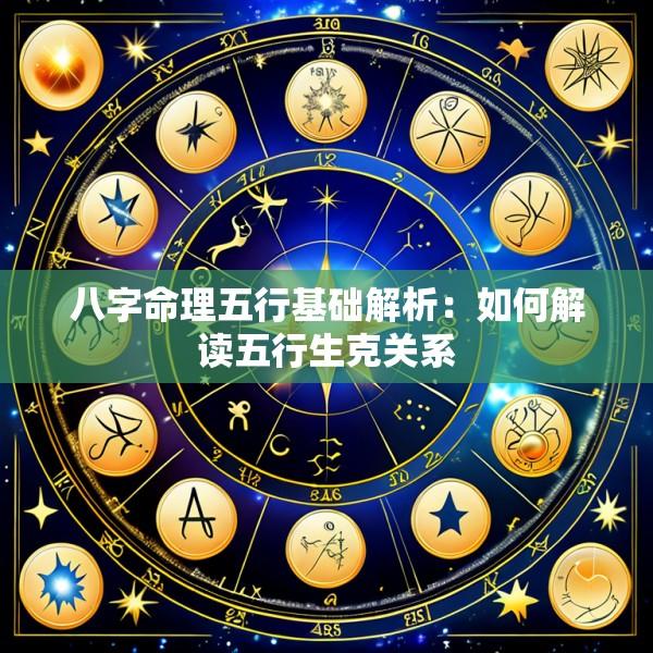 八字命理五行基础解析：如何解读五行生克关系
