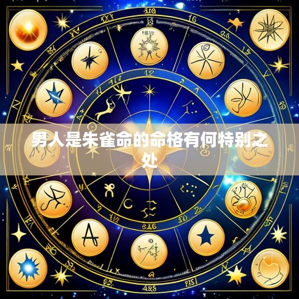 男人是朱雀命的命格有何特别之处