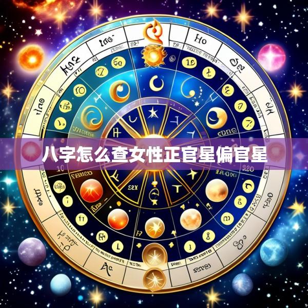八字怎么查女性正官星偏官星
