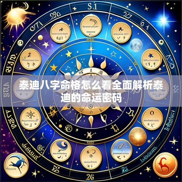 泰迪八字命格怎么看全面解析泰迪的命运密码