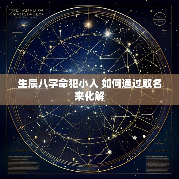 生辰八字命犯小人 如何通过取名来化解