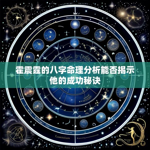 霍震霆的八字命理分析能否揭示他的成功秘诀