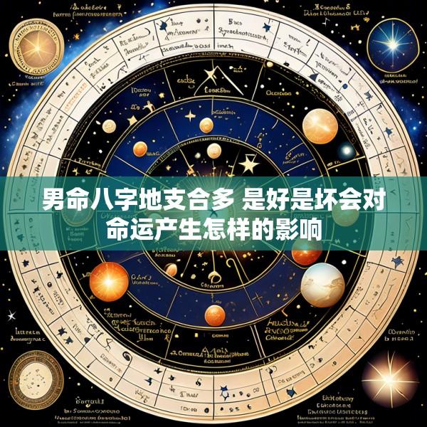男命八字地支合多 是好是坏会对命运产生怎样的影响