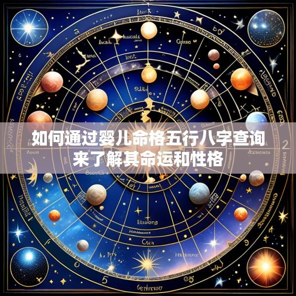 如何通过婴儿命格五行八字查询来了解其命运和性格