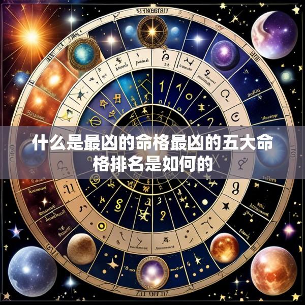 什么是最凶的命格最凶的五大命格排名是如何的