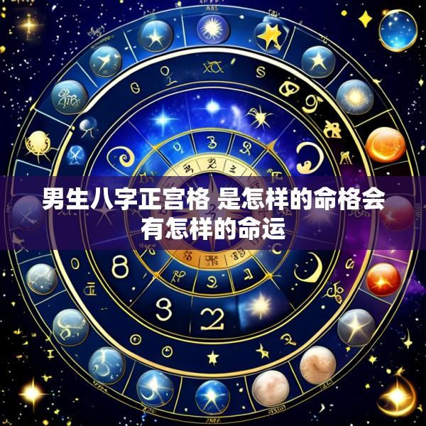 男生八字正宫格 是怎样的命格会有怎样的命运