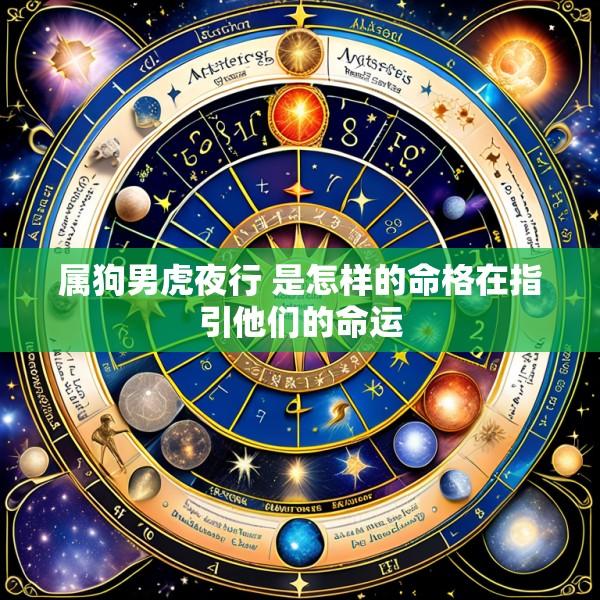 属狗男虎夜行 是怎样的命格在指引他们的命运
