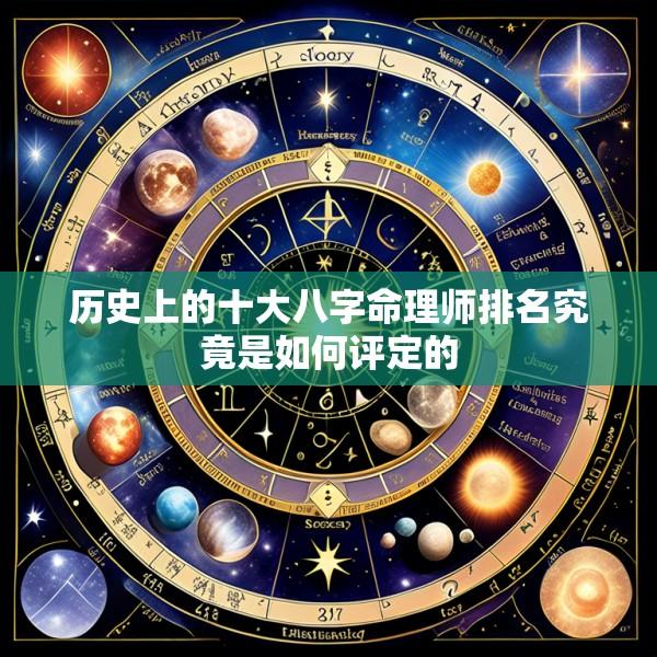 历史上的十大八字命理师排名究竟是如何评定的