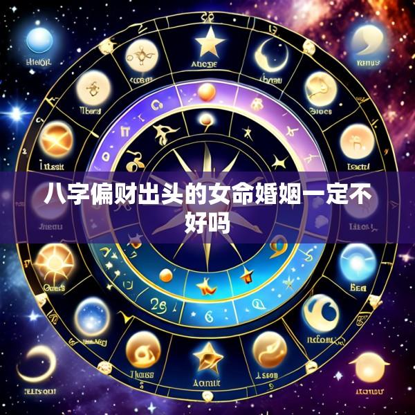 八字偏财出头的女命婚姻一定不好吗