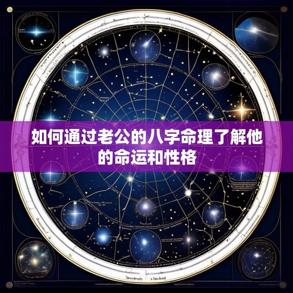 如何通过老公的八字命理了解他的命运和性格