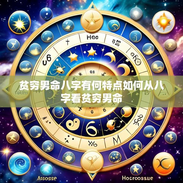 贫穷男命八字有何特点如何从八字看贫穷男命