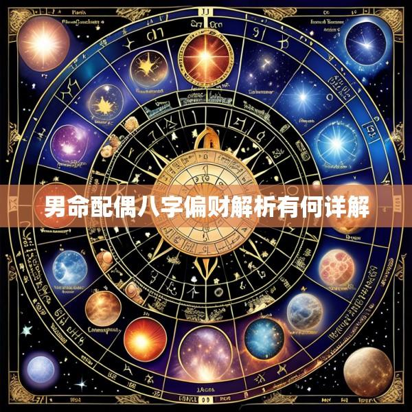 男命配偶八字偏财解析有何详解