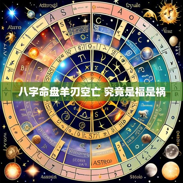 八字命盘羊刃空亡 究竟是福是祸