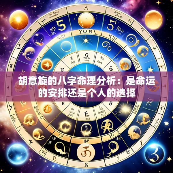 胡意旋的八字命理分析：是命运的安排还是个人的选择