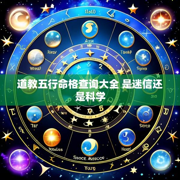 道教五行命格查询大全 是迷信还是科学