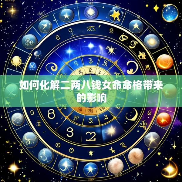 如何化解二两八钱女命命格带来的影响