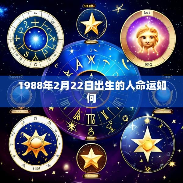 1988年2月22日出生的人命运如何