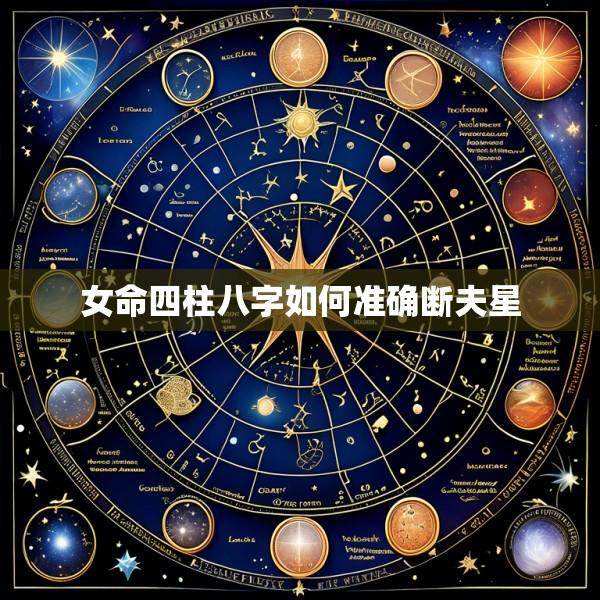 女命四柱八字如何准确断夫星
