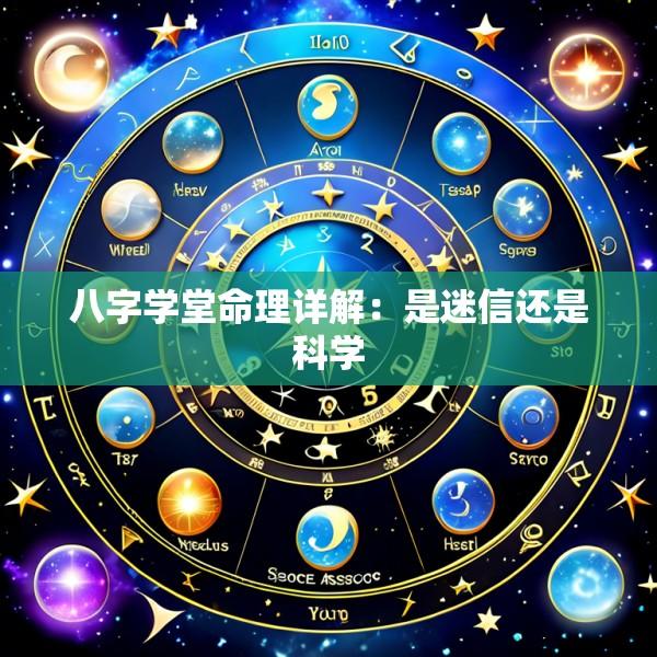 八字学堂命理详解：是迷信还是科学