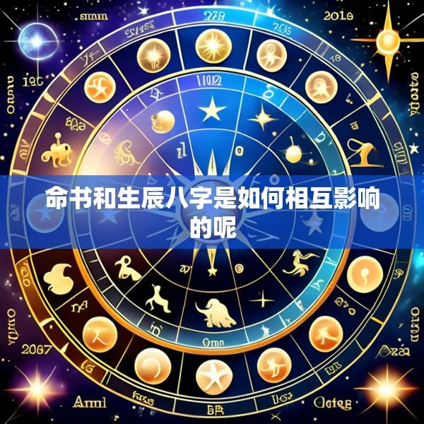 命书和生辰八字是如何相互影响的呢