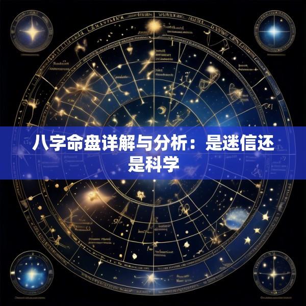 八字命盘详解与分析：是迷信还是科学