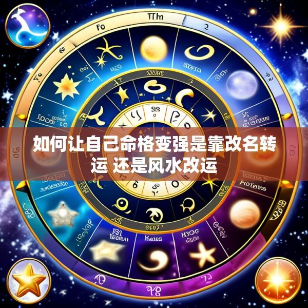 如何让自己命格变强是靠改名转运 还是风水改运