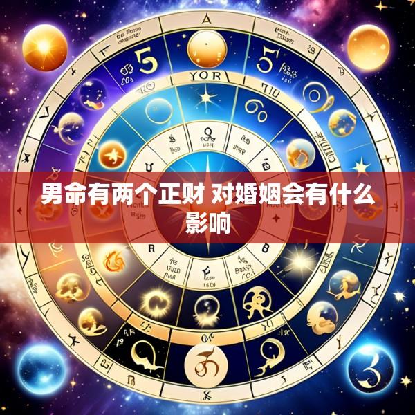 男命有两个正财 对婚姻会有什么影响