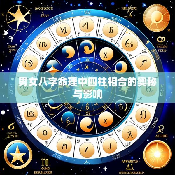 男女八字命理中四柱相合的奥秘与影响